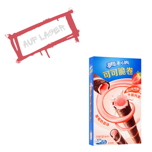 Oreo Cocoa Crisp Roll Strawberry China 50g