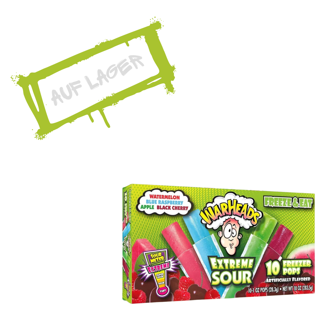 Warheads Sour Freezer Pops 283,5g